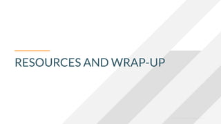 © 2023 Cloudera, Inc. All rights reserved.
RESOURCES AND WRAP-UP
 