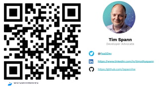 Tim Spann
Developer Advocate
@PaaSDev
https://www.linkedin.com/in/timothyspann
https://github.com/tspannhw
 
