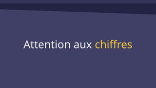 Attention aux chiffres
 
