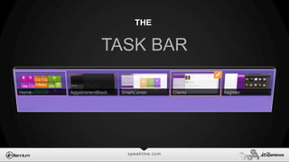 speaktme.com
THE
TASK BAR
 