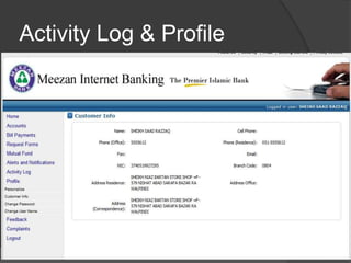 Activity Log & Profile

 