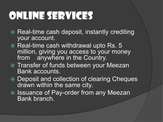 Meezan Bank Online | PPT