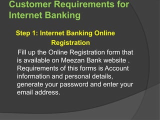 Meezan internet banking