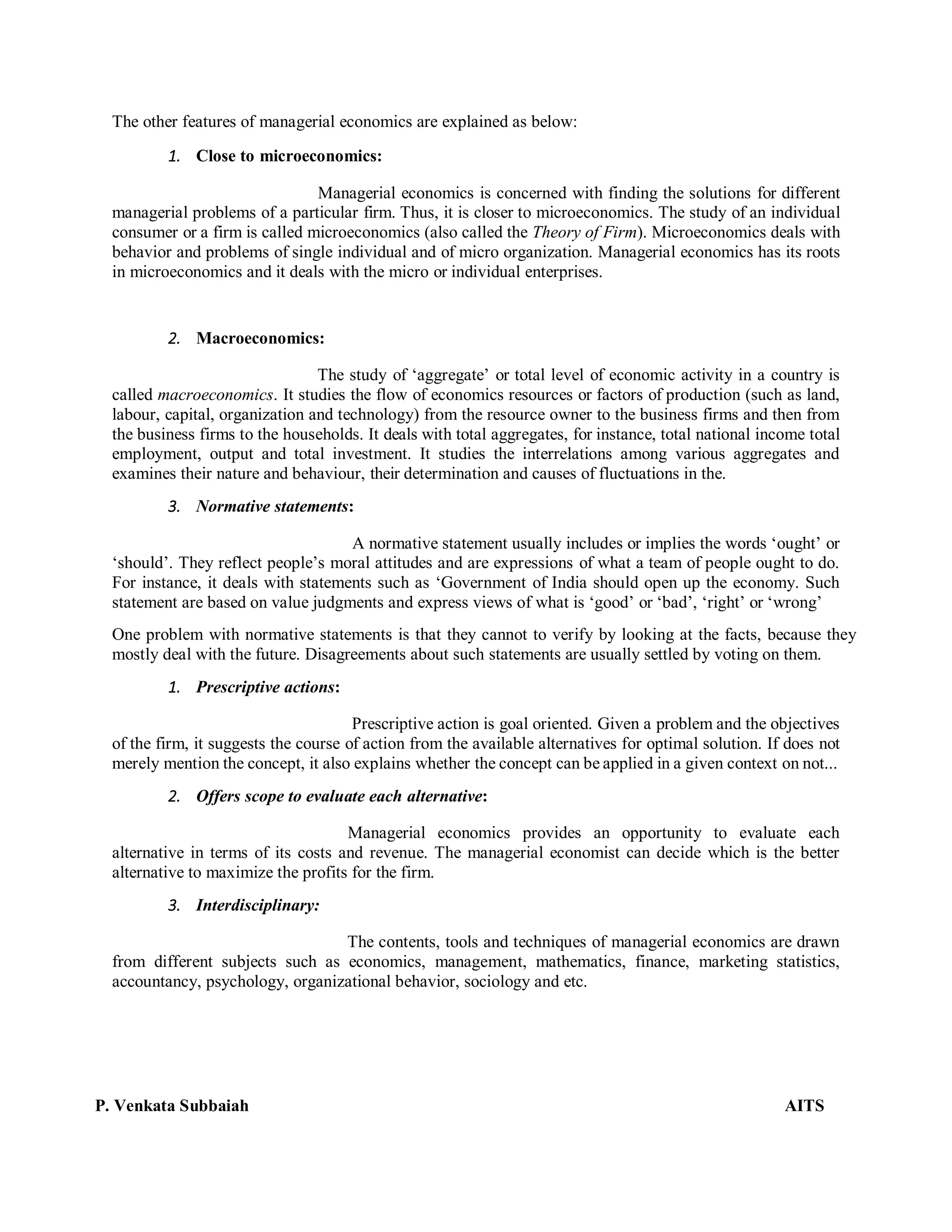 Managerial Economics & Financial Analysis(MEFA)_e Notes_Part-1 | PDF
