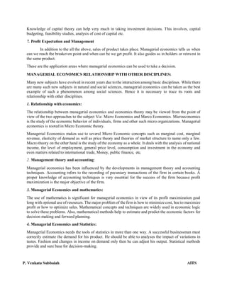 Managerial Economics & Financial Analysis(MEFA)_e Notes_Part-1 | PDF