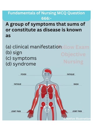 Nursing MCQ Question Set-50 from Exam Objective