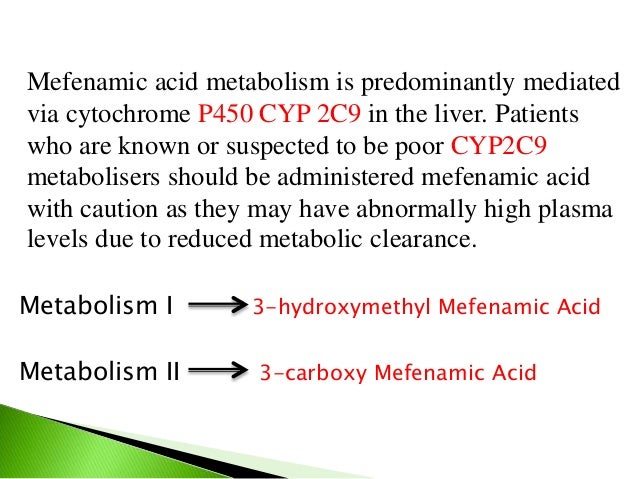 Mefenamic Acid Dose