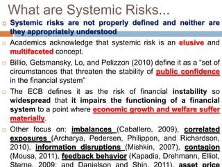 Mefmi presentation on Macroprudental supervision and financial ...