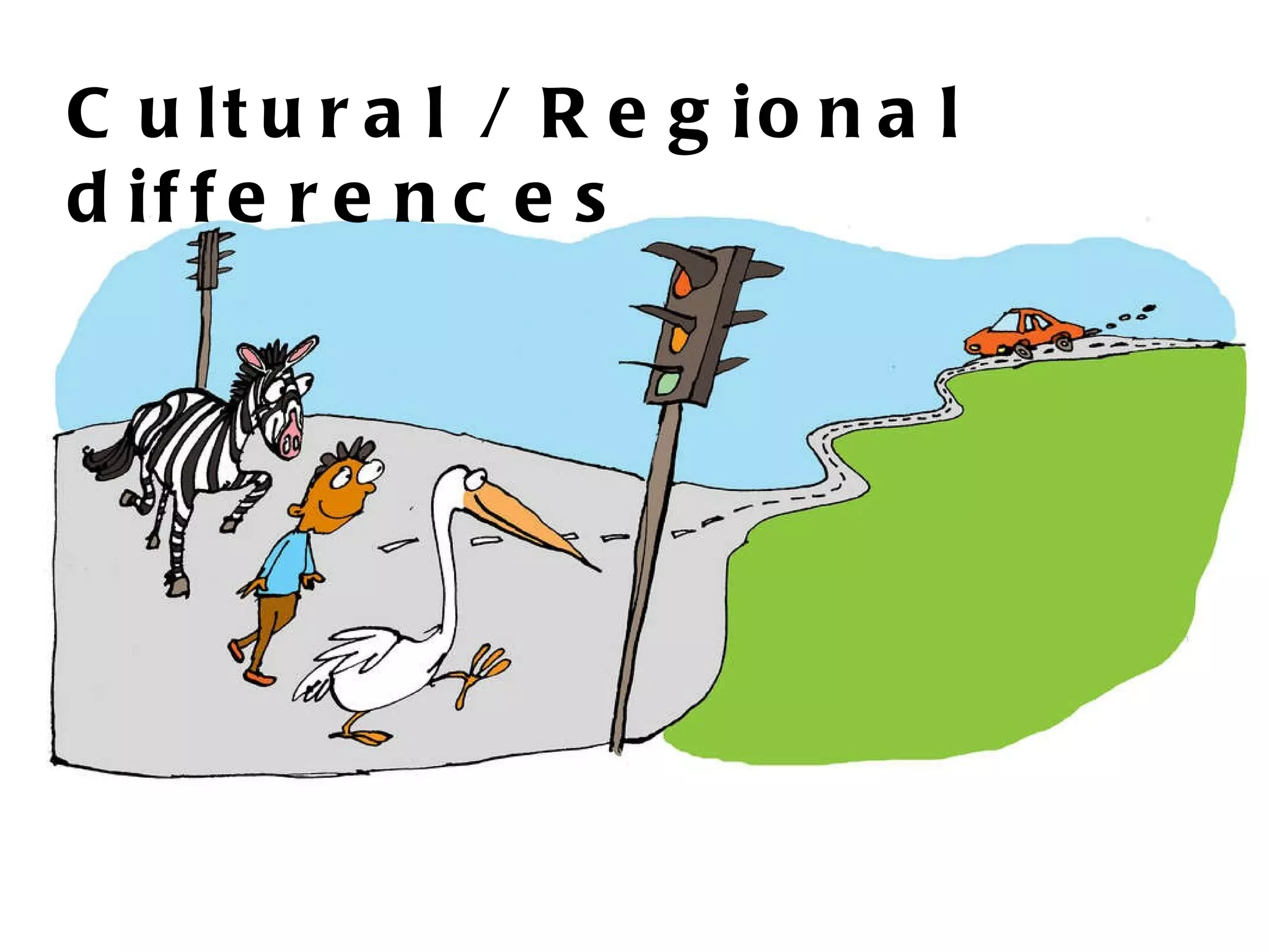 Cultural / Regional differences 