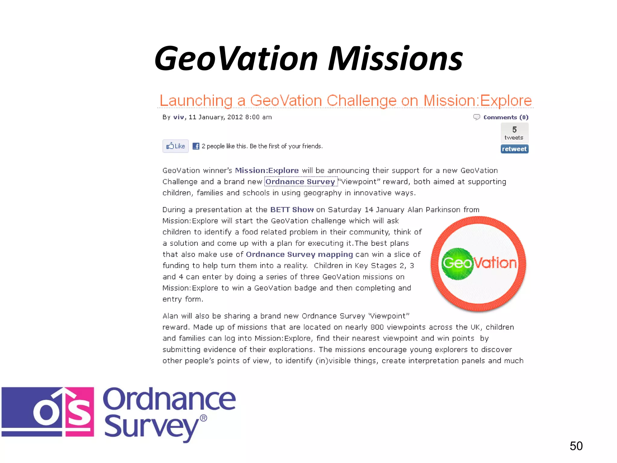 GeoVation Missions 