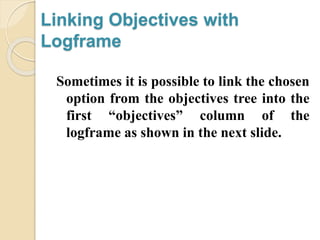 Logframe Slide M & e frameworks session 1(1) | PPT