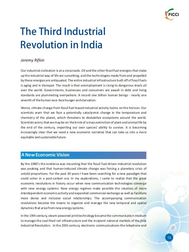 Racism In America Essay Mega Trends Of The Emerging Third Industrial Revolution Decisions Essay also Expository Essay Topics About Education Mega Trends Of The Emerging Third Industrial Revolution In India Political Philosophy Essay