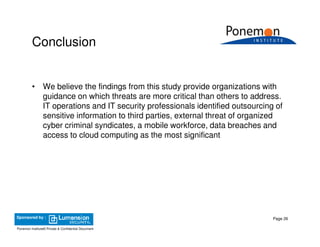 2009 Security Mega Trends & Emerging Threats