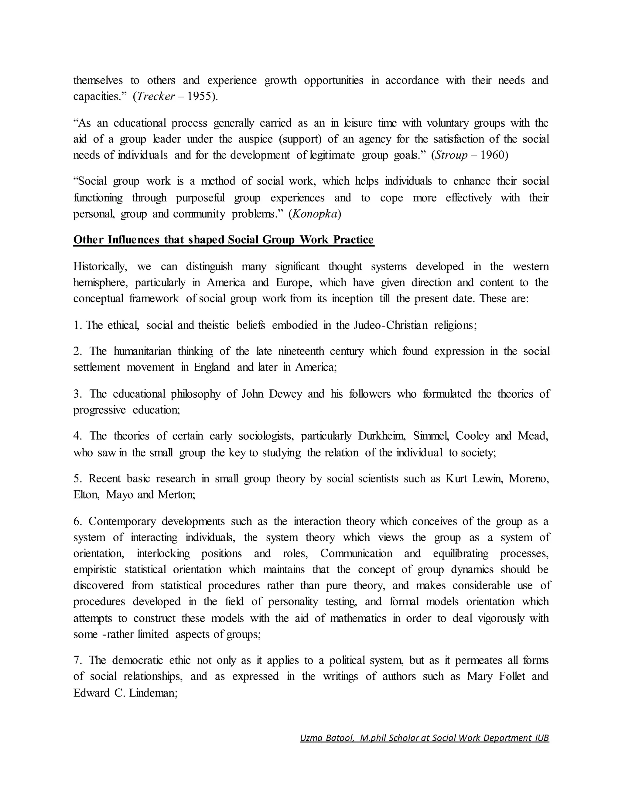 Mega assignment social group work | DOCX | Education