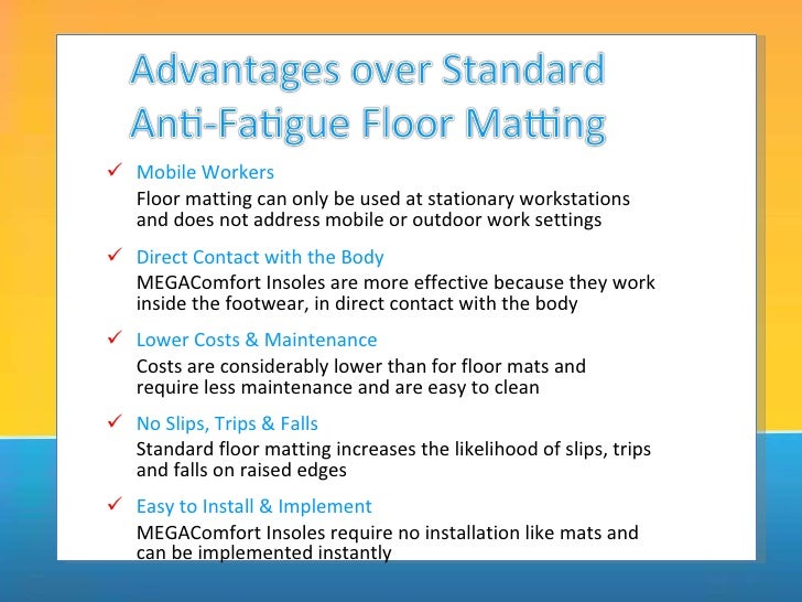 mega comfort anti fatigue mat