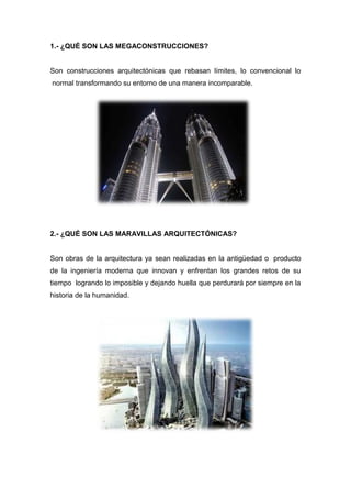 Megaconstrucciones | DOCX