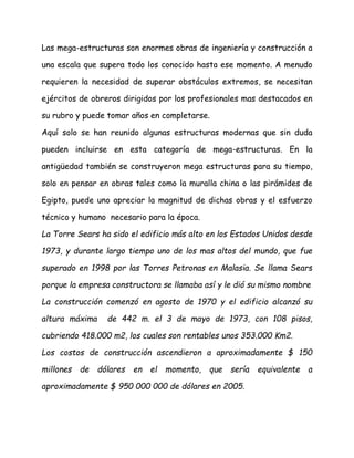 Megaestructura | DOCX
