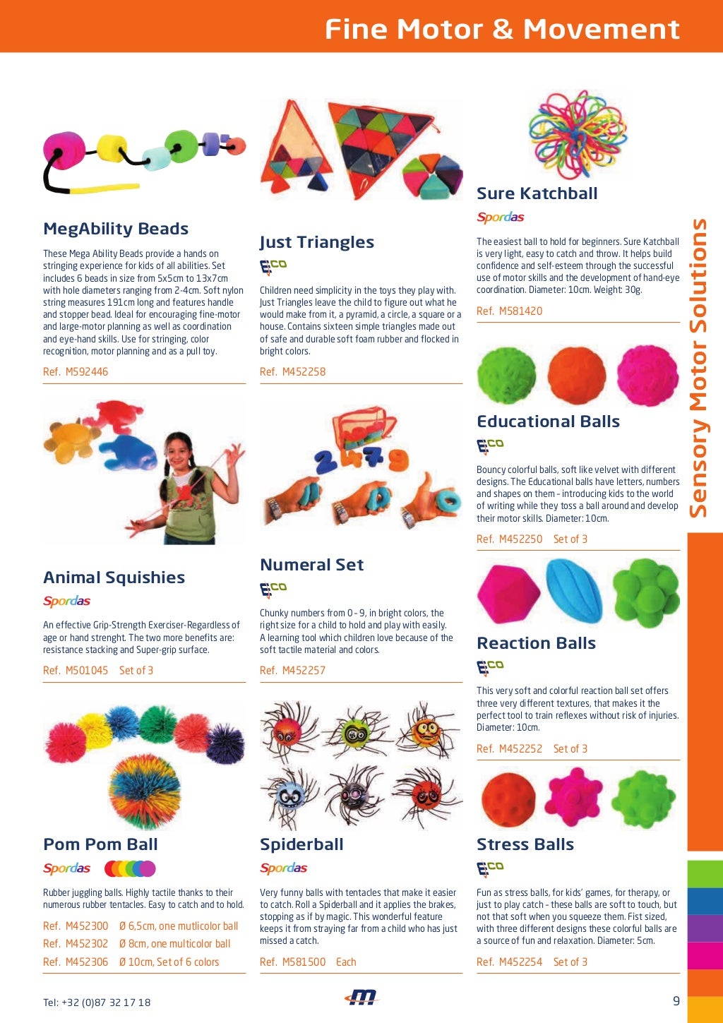 Megaform catalogue sensory