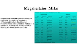 Megahertz (MHZ) de los procesadores | PPTX