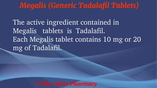 Tadalafil tablet megalis 20