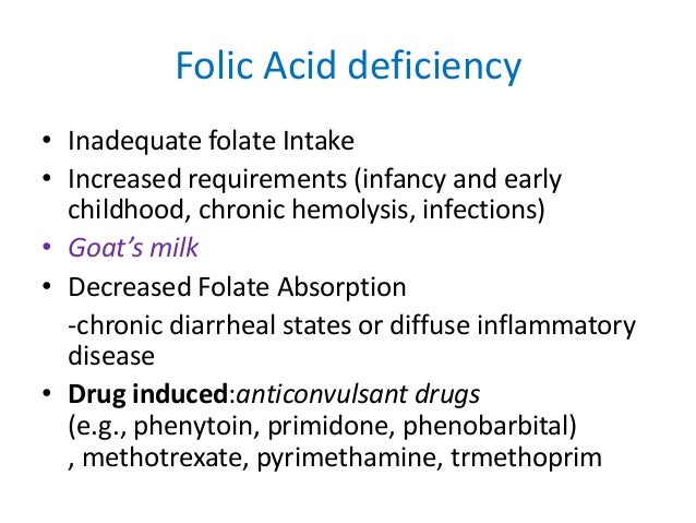 Megaloblastic anemia in childhood