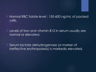 Folate Rbc Normal Levels Comprehensive Overview of Megaloblastic Anemia: Causes, Diagnosis, and ...