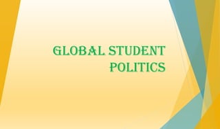 Global Student
politics
 
