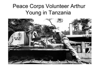 Peace Corps Volunteer Arthur Young in Tanzania  