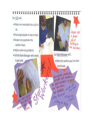 Megan's inquiry book