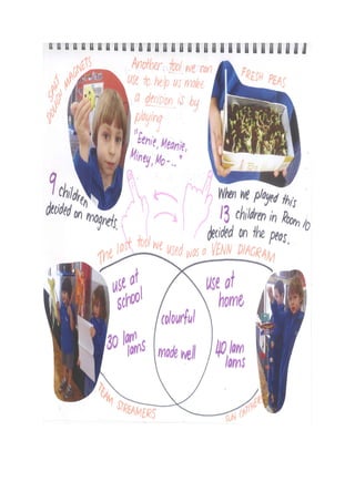 Megan's inquiry book