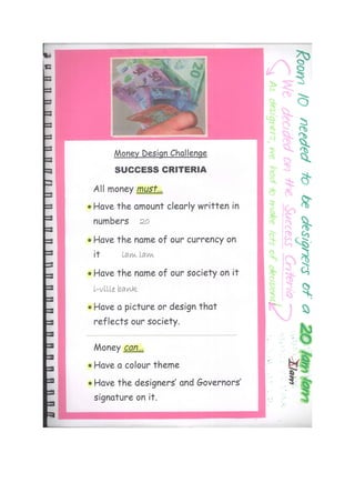 Megan's inquiry book