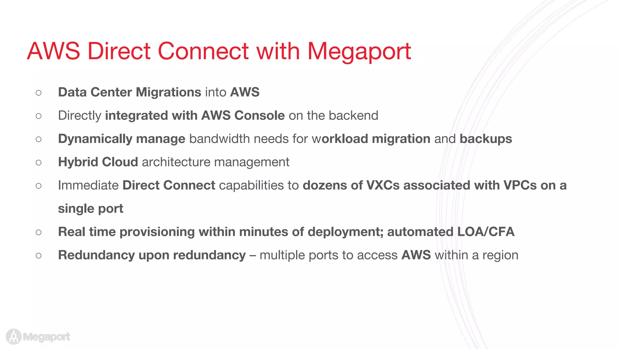Megaport Enabled AWS Direct Connect | PDF