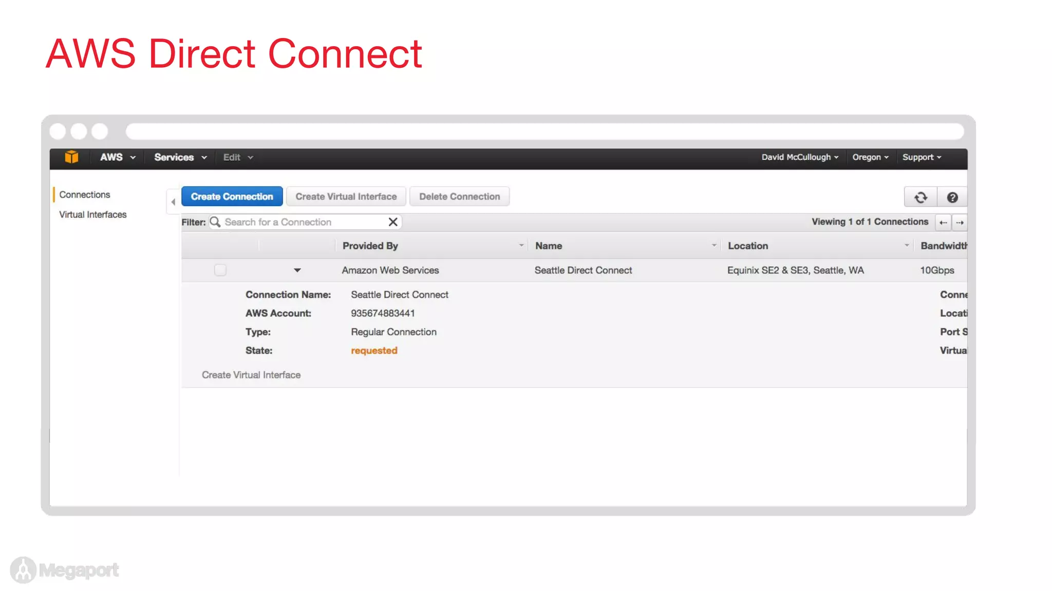 AWS Direct Connect via Megaport | PDF