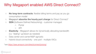AWS Direct Connect via Megaport | PDF