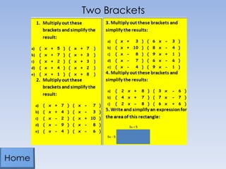 Two Brackets

 