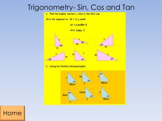 Trigonometry- Sin, Cos and Tan

 
