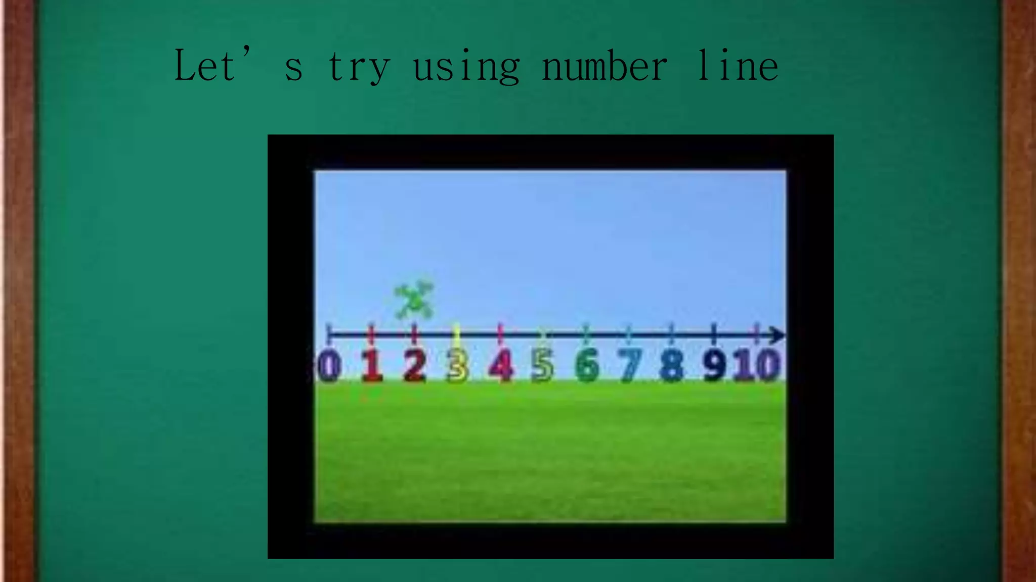 Let’s try using number line