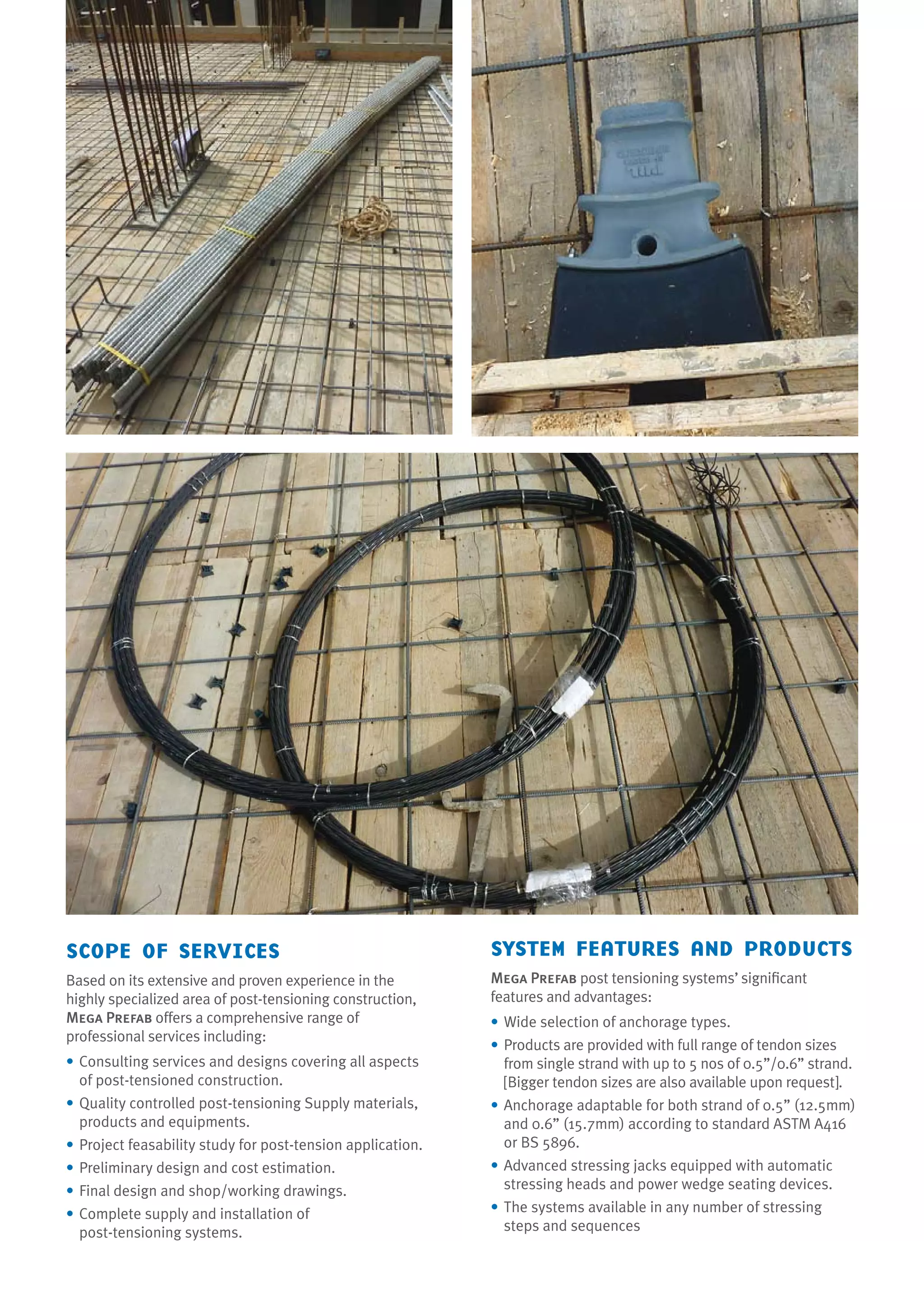 Mega prefab post tension catalog | PDF