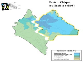 Eastern Chiapas  (outlined in yellow) 