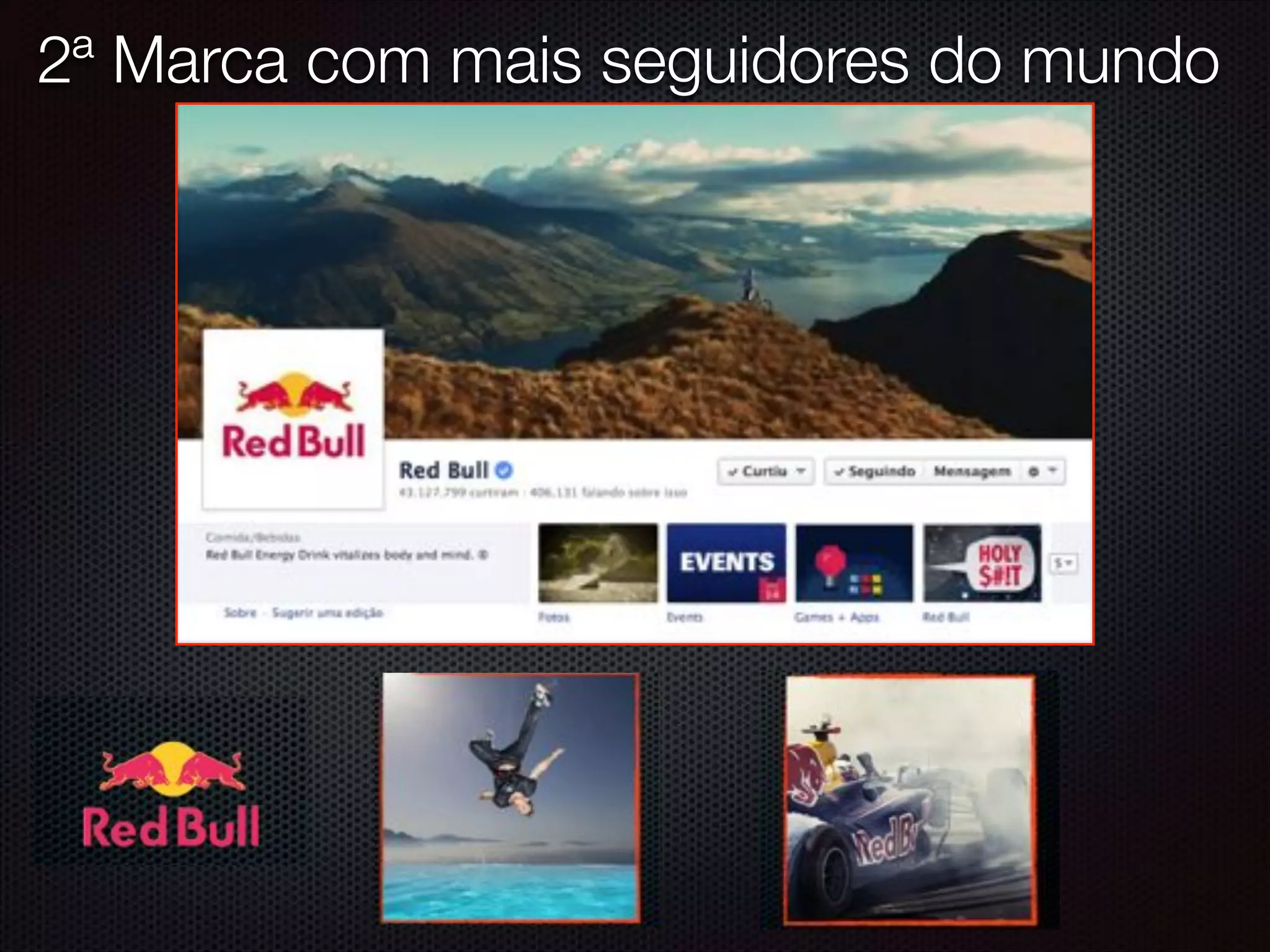 2ª Marca com mais seguidores do mundo
 