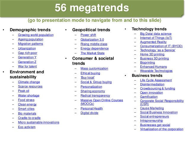 Megatrends fact sheets 2014 SAMPLE Megatrends fact sheets 2014 SAMPLE
