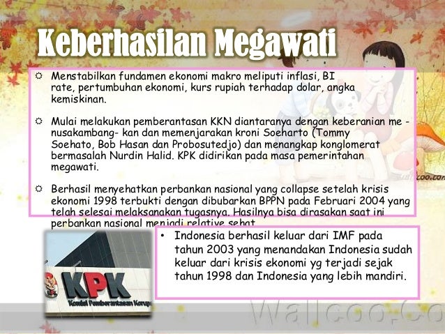Masa Pemerintahan Megawati Soekarnoputri