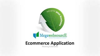 Ecommerce Application
Working & Benefits
 