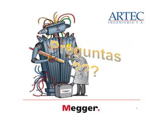81
Artec Ingeniería S.A. Representante exclusivo de Megger en Argentina.
www.artec-ingenieria.com
 