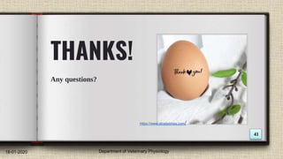 41
THANKS!
Any questions?
18-01-2020 Department of Veterinary Physiology
https://www.straitstimes.com/
 