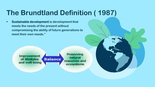 Concept of Sustainable Development | PPTX
