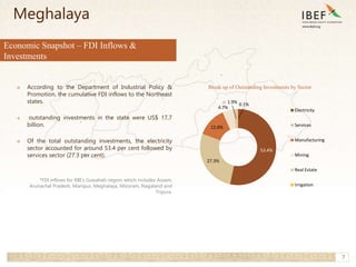 7
Economic Snapshot – FDI Inflows &
Investments
→ According to the Department of Industrial Policy &
Promotion, the cumula...