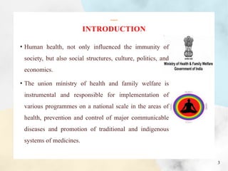National health programs on communicable diseases | PPTX