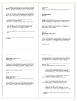 The psychographic analysis indicated the San Francisco County population is a liberal group,         5. Segment Analysis
interested in the arts and culture. They like to “stand out in a crowd”, and be noticed. They shop from      5.2 Men’s
specialty stores and appreciate a high level of employee knowledge in those stores. The population is        Customer segments shopping in the Men’s Department, based on the demographic and psychographic
concerned with style and fashion, and prefers designer/brand labels. They budget for designer items,         research of the San Francisco County, California population, can be identified and defined into four
and as indicated by the income levels the population can support high-end retailers. This population is      main segments.
more likely to be the first among their friends and social groups to try new styles, essentially making
them “trend setters”. They lead active lifestyles, and incorporate various sport and leisure activities      1. The Hardcore Athlete: Tim
into their routines. The combination of sport related activities and the fact that they are more likely to   Gender: Male
snack on healthy foods where nutritional value is essential, suggests they are a health conscious            Age: 28 to 38
society.                                                                                                     Income (Individual): $45,000 to $55,000/ year
        According to Claritas.com the top 3 lifestyle groups among the San Francisco County,                 Education: Bachelor’s degree or higher
California population can be classified and described as:                                                    Lifestyle: The Hardcore Athlete eats, sleeps, and trains. Exercise and maintaining a healthy lifestyle
•   Money and Brains: Age 45 – 64, homeowners, married with children. They possess a graduate                are highly important. He participates in sports at a competitive level. He is often training for a
    degree, and are employed at a management level. This group can be described as wealthy with              marathon or triathlon. When he is not training, he still incorporates sport related activities into his
    sophisticated tastes, and they live in fashionable homes on small manicured lots.                        lifestyle (commutes via bicycle, walks the dog, goes hiking). His career in the service industry allows
•   Young Digerati: Age 25 – 44, renters and owners, with a varied family mix. They possess a                for flexible hours to accommodate his busy lifestyle. He looks for performance and durability in his
    graduate degree, and are tech-savvy. This group is attracted to trendy neighborhoods with                apparel, and needs his clothing to be functional and versatile. He will invest in key pieces, and is
    restaurants, bars, and coffee shops. This group is affluent and ethnically diverse.                      budget conscious with respect to other purchases.
•   Bohemian Mix: Age 55 or younger, primarily renters. They are a progressive mix of young singles,
    couples, and families. They lead liberal lifestyles and are early adopters who are quick to check out    2. The Pacesetter: Grant
    the latest movies, nightclubs, laptops, or microbrews. This group is ethnically diverse, with college    Gender: Male
    degrees.                                                                                                 Age: 30 to 40
                                                                                                             Income (Individual): $50,000 to $65,000/ year
    Combined, the demographic and psychographic collection of information support the decision to            Education: Bachelor’s degree or higher
launch the SM2 line with a boutique located in the San Francisco County. The information indicates           Lifestyle: The Pacesetter appreciates style, and wants to look stylish even at his most casual. The
that the population’s mindset and economic status will adequately support the store and ideals at the        Pacesetter prefers brand names, and likes the associations about identity made with regard to wearing
core of the brand.                                                                                           such labels. He leads an active lifestyle, where he balances both work and social activities. He works in
                                                                                                             Consulting. When he is not working and entertaining clients, he likes to spend the weekends out with
                                                                                                             friends. He is in the “know”, always checking out the latest restaurants and events. His workout
                                                                                                             routines include weekly rock-climbing classes, or long runs in the Marina. He is more concerned with
                                                                                                             style and fit than overall performance. The Pacesetter is less-price sensitive, but is still conscious due
                                                                                                             to the economic climate.




3. The Entrepreneur: Eric                                                                                    6. Market Trend Analysis
Gender: Male                                                                                                         The growth of the Stella McCartney brand, SM2 core concept, and directional changes in the
Age: 32 to 45                                                                                                business are a result of the shifts in the consumer mindset and industry demands. The idea of health,
Income (Household): $150,000 to $200,000/ year                                                               wellness, fitness, and acceptance are all prevalent themes across multiple categories, and are greatly
Education: Bachelor’s degree                                                                                 valued by Stella McCartney. The mega trend “New Reality” is important on multiple levels. It
Lifestyle: The Entrepreneur is a bay area transplant. He moved here after college to begin a start up        embodies the spirit and passion at the core of the brand, and is important for realizing future growth
business in technology, and after experiencing success with his business he is moving into the second        strategies.
phase of his life: family. Recently married, the Entrepreneur is still concerned with work, and is driven            The core contributing factors that have influenced the current mindset and created the market
by his success. He likes to unwind from the hectic workweek by spending his weekends trying new              demands are as follows:
restaurants, escaping to Sonoma, or taking his boat out on the bay. The Entrepreneur has a lot of            •   A renewed sense of the importance of what’s real, what’s now and it’s potential.
hobbies, and is always up on current trends. His wife also keeps his calendar full with social events and            ! The consumer is considering different realities and exploring contemporary cultures,
activities. The two are starting to plan a family, as they both want children. His wife does most of the                   lifestyles, science and technology to create new ideals and beliefs.
shopping and heavily influences his wardrobe purchasing decisions. Quality and style are important.                  ! The leaderless movement, commonly referred to as Occupy Wall Street, has identified a
He looks for styles that can go from work to the weekend.                                                                  trend in the consumer mindset suggesting that a change needs to be made, and that
                                                                                                                           everyone, each individual, holds the power to contribute to create progressive change. The
4. The Baby Boomer: Steve                                                                                                  movement has reached a global level, and shows the power in which the current generation,
Gender: Male                                                                                                               Generation Y, holds.
Age: 50 to 60                                                                                                        ! We as a society have been faced with an overabundant amount of change recently, only
Income (Household): $100,000 to $150,000/ year                                                                             naturally resulting in the expression of emotions from people.
Education: Bachelor’s degree                                                                                 •   New streams of products make health, fitness, and well being top of mind 24/7.
Lifestyle: The Baby Boomer is entering into retirement and is working less. He now has more time to                  ! Self-motivation and assessment are more easily reached with new tools available. The
participate in hobbies and pursue new activities. He is active in his community and is a member of the                     ability to share and participate with friends, strangers, and people across the globe is a
Lake Merced Golf Club. He enjoys travel, and is in the process of planning travel excursions to South                      possibility with the innovations in smartphone applications and exercise tools.
America and Europe. His wife also leads and active lifestyle, where sports and leisure are equally           •   Fitness communities are growing as more alternative options for exercise are emerging.
important. Together they play golf and tennis, and in the winter they go cross-country skiing. Style,
                                                                                                                     ! Shifts within the market invite new and updated performance collections, “as designer
function, and durability are all important purchasing considerations. Versatility will become
                                                                                                                           details, trend-driven color harmonies and aesthetic overhauls push the envelope in terms of
increasingly more important as he begins to travel. He will invest in core pieces, and add on new styles
                                                                                                                           traditional design for active apparel, accessories and footwear.”
seasonally to update the basics. Price is not an issue, as long as it translates to quality.
                                                                                                                     ! Working out is no longer confined to the gym. Traditional means of exercise and
                                                                                                                           competition are experiencing a dynamic shift as the current mindset is evolving. The basic
                                                                                                                           ideals associated with “staying fit” and the concept of well-being has been re-designed.
                                                                                                             •   Brands are currently inspiring individuals to find their inner athlete and are working towards
                                                                                                                 fulfilling the idea that the consumer wants to not only feel good, but also to look good while
                                                                                                                 working out.




                                                                                                                                                                                                                          29
 