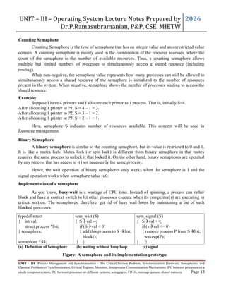 JNTUHMegha Unit 3 Operating system Notes | PDF